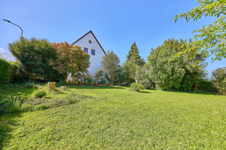 Große Gartenfläche