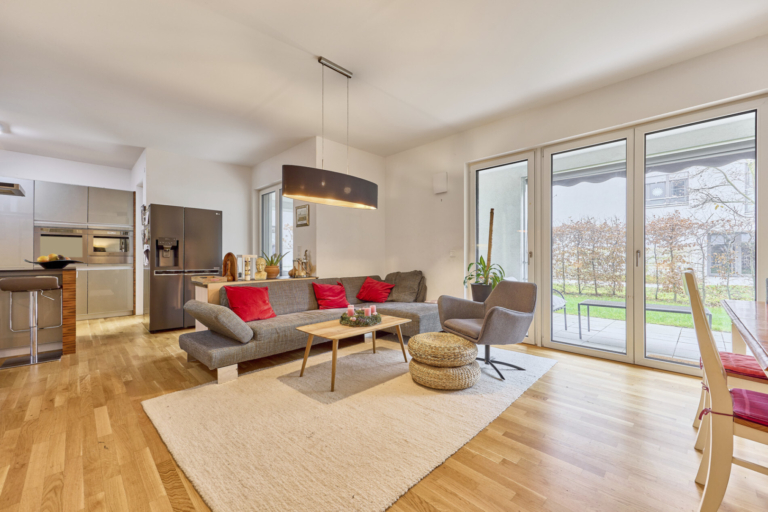 Wohnzimmer Richtung Küche