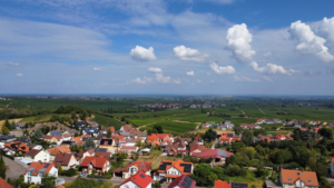 Blick über die Ortschaft