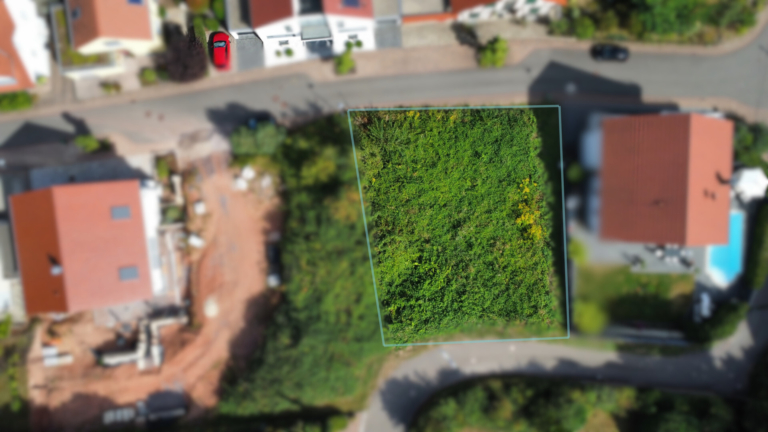 Grundstück Vogelperspektive